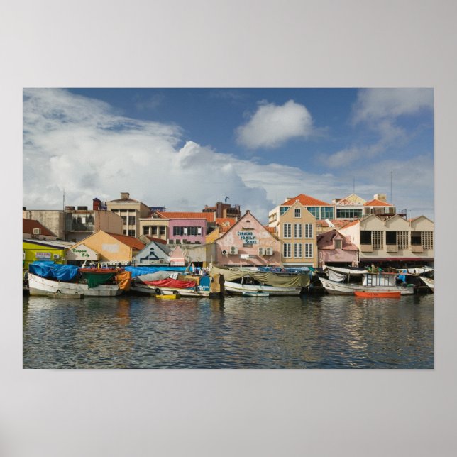 ABC Islands, CURACAO, Willemstad: Punda, Poster (Front)