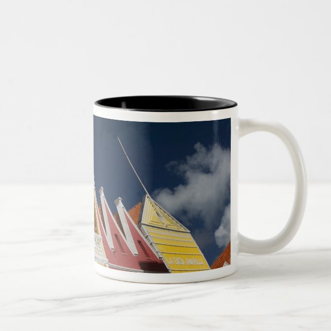 ABC Islands, CURACAO, Willemstad: Punda Two-Tone Coffee Mug (Right)