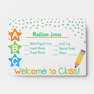 ABC Money Envelope for Students