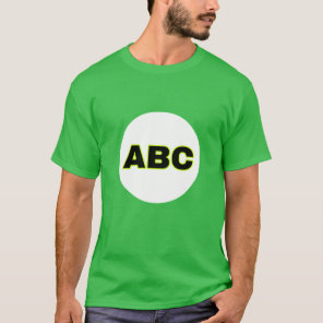 ABC NEW DESIGN WORLD FAMILY   T SHIRT