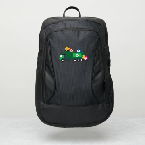 ABC Recycling Garbage Truck Port Authority Backpack