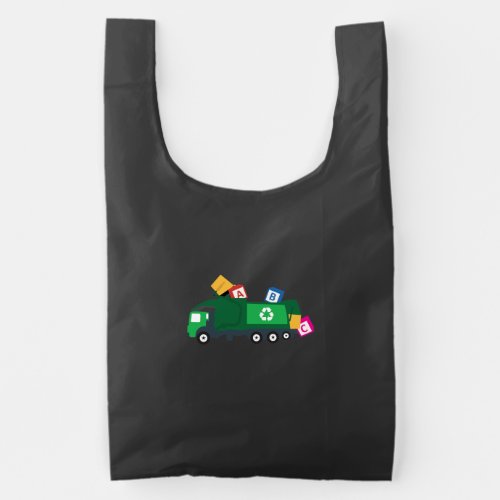 ABC Recycling Garbage Truck Reusable Bag