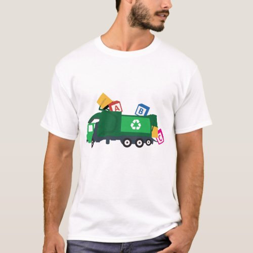 ABC Recycling Garbage Truck T_Shirt