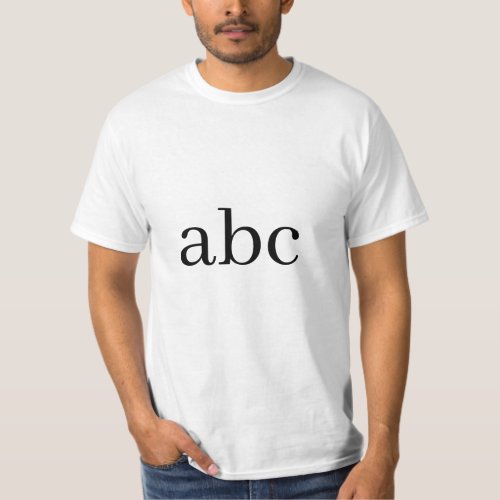 ABC Style T_Shirt