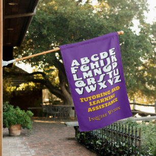 ABC Tutoring And Learning House Flag