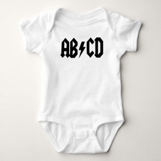 ABCD Baby T-Shirt Baby Bodysuit