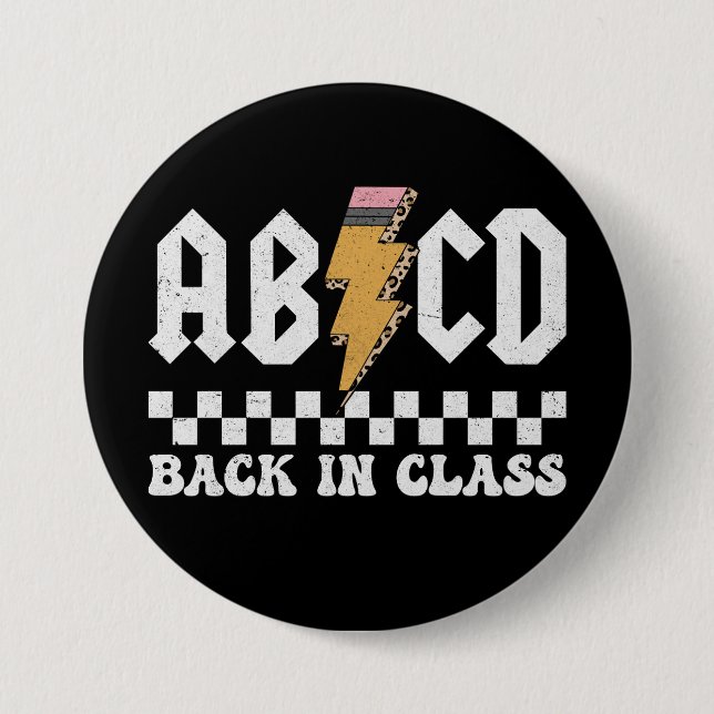 ABCD Back In Class Button (Front)