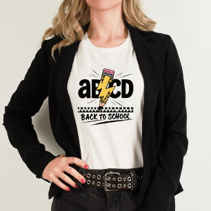 ABCD Back to School I Teacher T-shirt Tri-Blend Shirt