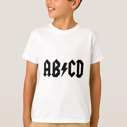 abcd baby shirt