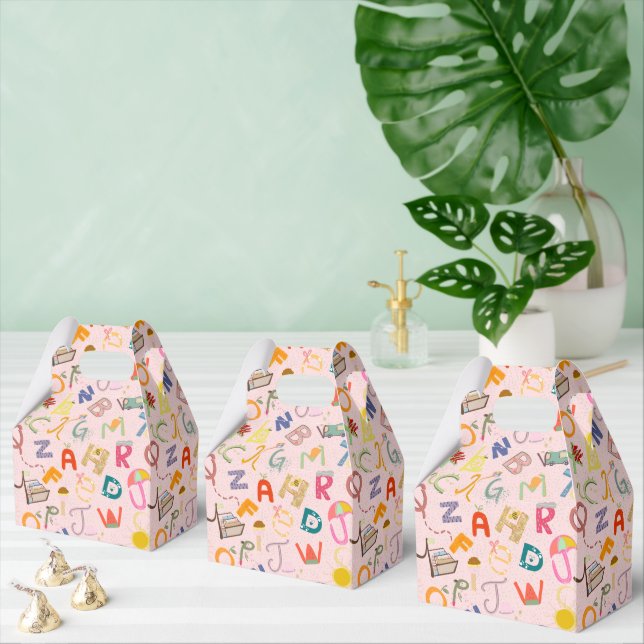 abcd party favor box (Multiple)