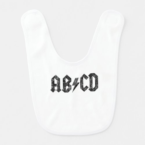 ABCD Rocks Baby Bib