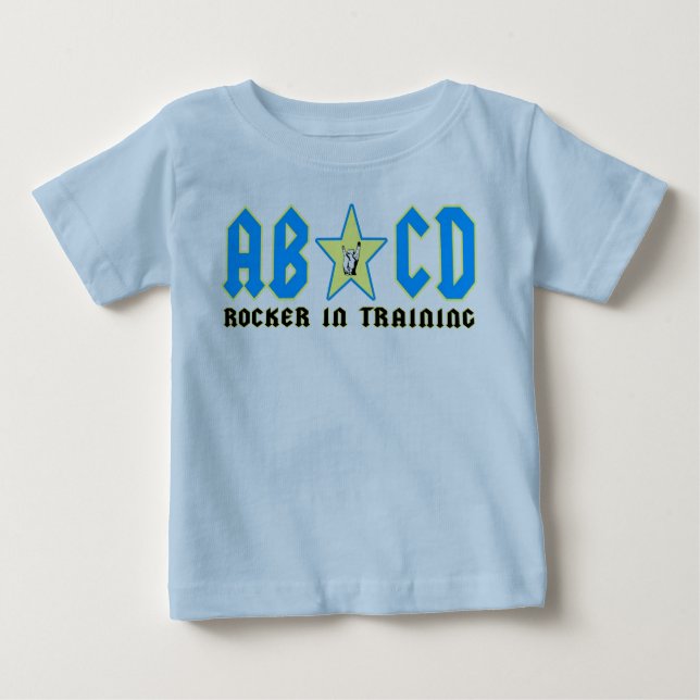 abcdblue baby T-Shirt (Front)