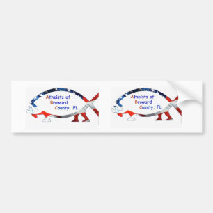 abcfish, abcfish bumper sticker