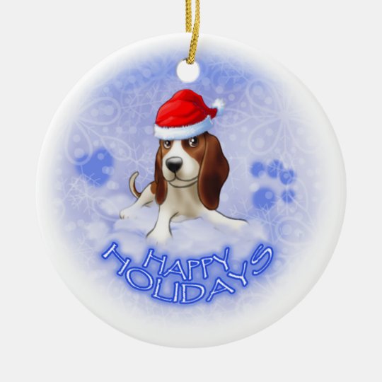 ABCR_ornament_circle_B Ceramic Ornament