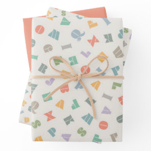 ABCs -  Alphabet Wrapping Paper Sheets