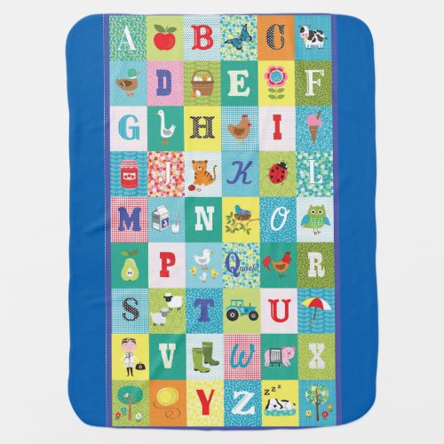 ABCS Baby Boy Baby Blanket