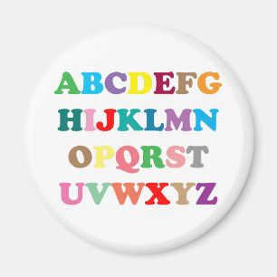 ABC's colorful letters Magnet