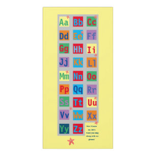 ABC's  Door Sign