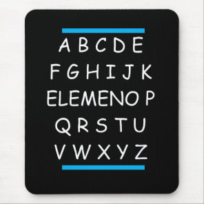 ABC's Funny Sarcastic Grammar Mouse Pad