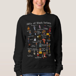 ABCs Of Black History Month Original Awesome Afric Sweatshirt