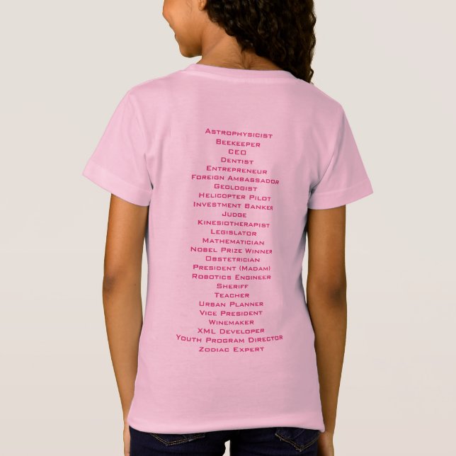 ABC's of Girl Power T-Shirt (Back)