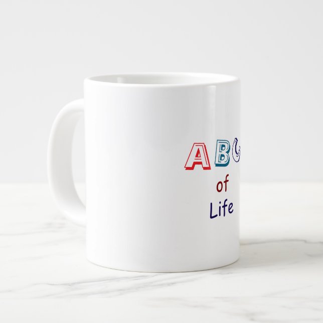 ABCs of Life Specialty Mug (Front Left)