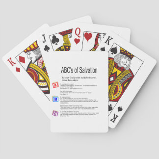 ABC's of Salvation Poker Cards