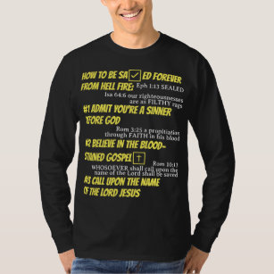 ABCs of Salvation T-Shirt (Long Sleeves)