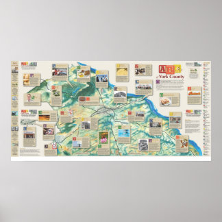 ABCs of York County poster