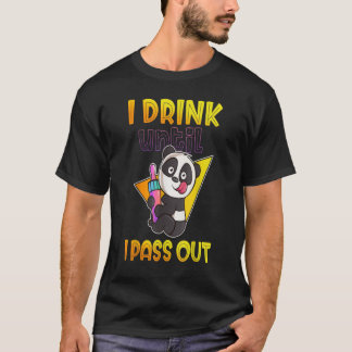ABDL AGePLAY ABDL I drink until I pass out Cute Pa T-Shirt