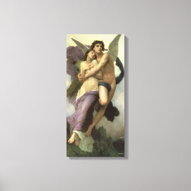 Abduction (aka Ravishment) of Psyche by Bouguereau Canvas Print (Front)