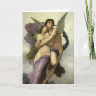 Abduction (aka Ravishment) of Psyche by Bouguereau Card