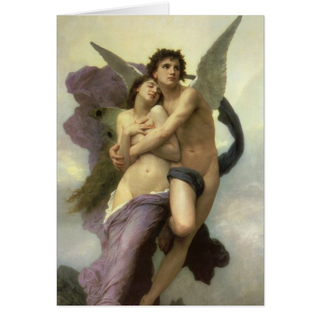 Abduction (aka Ravishment) of Psyche by Bouguereau Cards (Front)