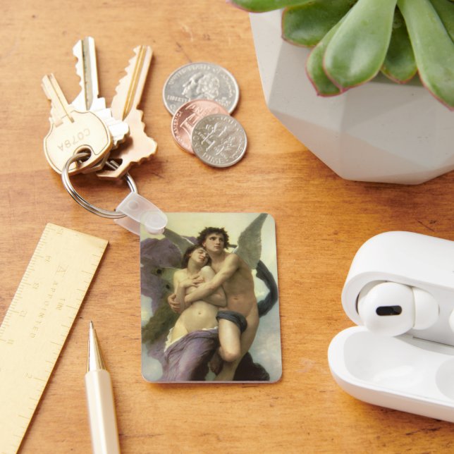 Abduction (aka Ravishment) of Psyche by Bouguereau Keychain (Desk)