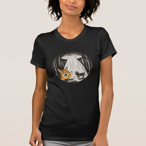 Abduction Alert The Felines Caution T_Shirt