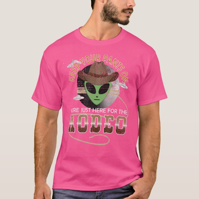 Abduction Funny Ufo Western T-Shirt (Front)