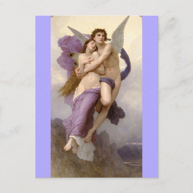 Abduction of Psyche - bouguereau Postcard (Front)
