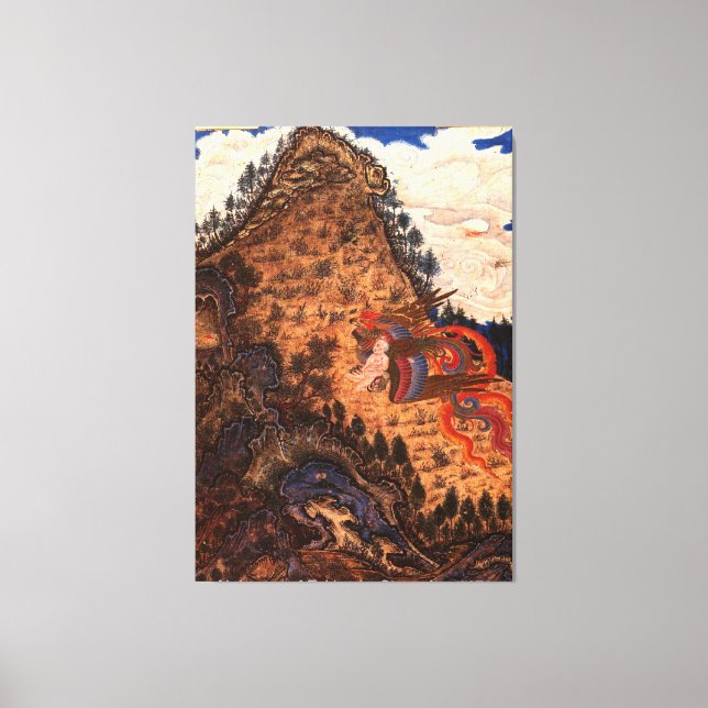 Abduction of Zal by the Simurgh  / 1370 / Canvas Print (Front)