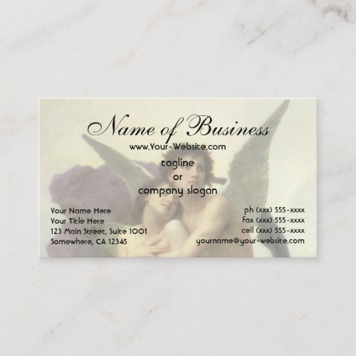 Abduction (Ravishment) of Psyche by Bouguereau Business Cards