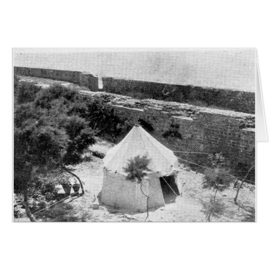 `Abdu'l-Baha's garden and tent in Akka (Front Horizontal)