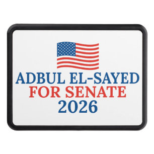 Abdul El-Sayed for Senate 2026 Election Hitch Cover