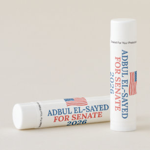 Abdul El-Sayed for Senate 2026 Election Lip Balm