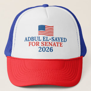 Abdul El-Sayed for Senate 2026 Election Trucker Hat