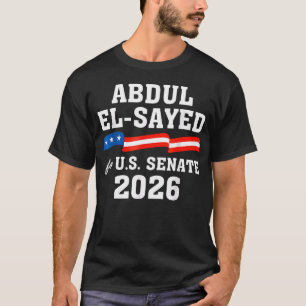 Abdul El-Sayed For US Senator From Michigan In T-Shirt