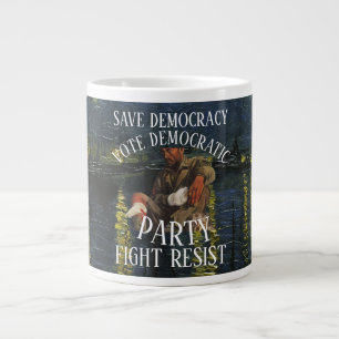 ABDUL EL-SAYED MICHIGAN SENATE DOJ FBI AMERICA GIANT COFFEE MUG