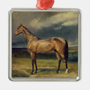 Abdul Medschid' the chestnut arab horse, 1855 Metal Ornament