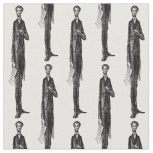 Abe Abraham Lincoln American Republican President Fabric