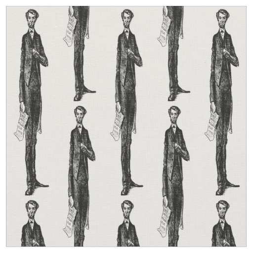 Abe Abraham Lincoln American Republican President Fabric