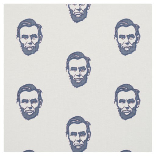Abe Abraham Lincoln American Republican President Fabric