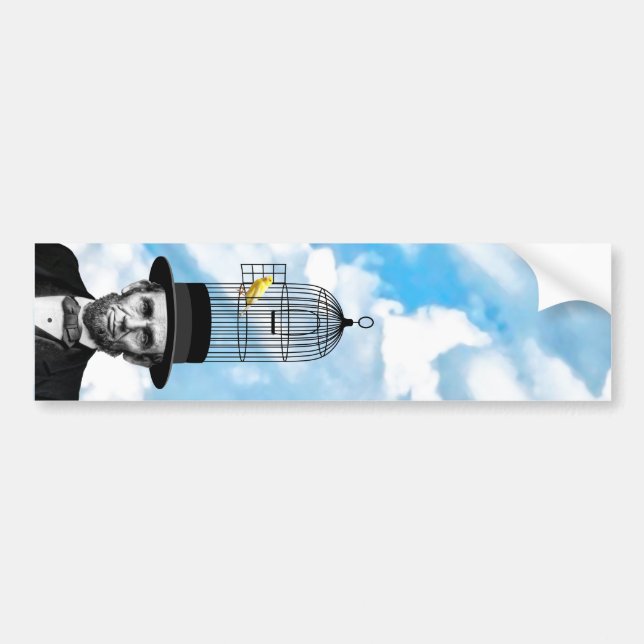 Abe Canary Bumper Sticker (Front)